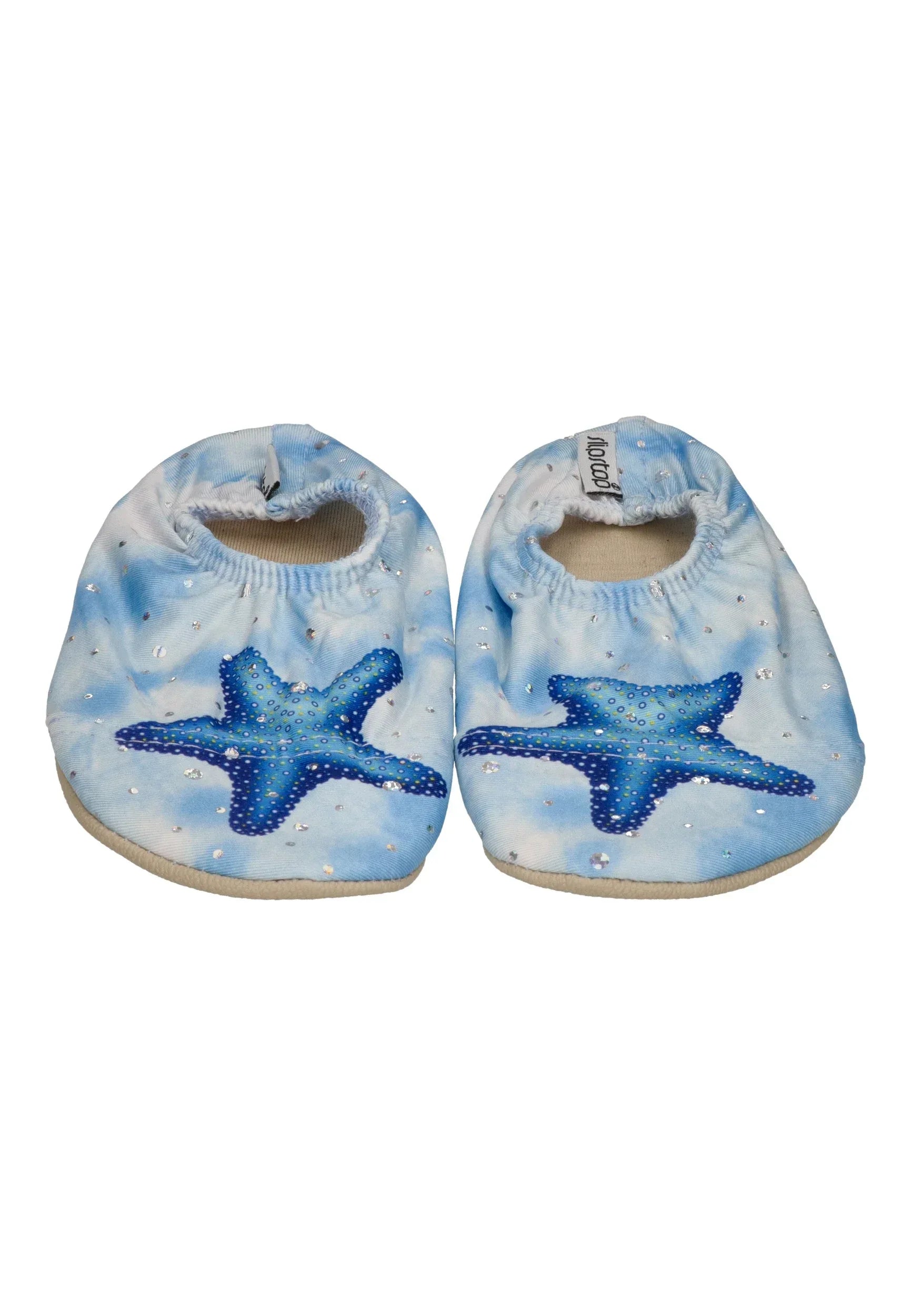 SLIPSTOP Kinder Hausschuhe Badeschuhe TYRA Seestern