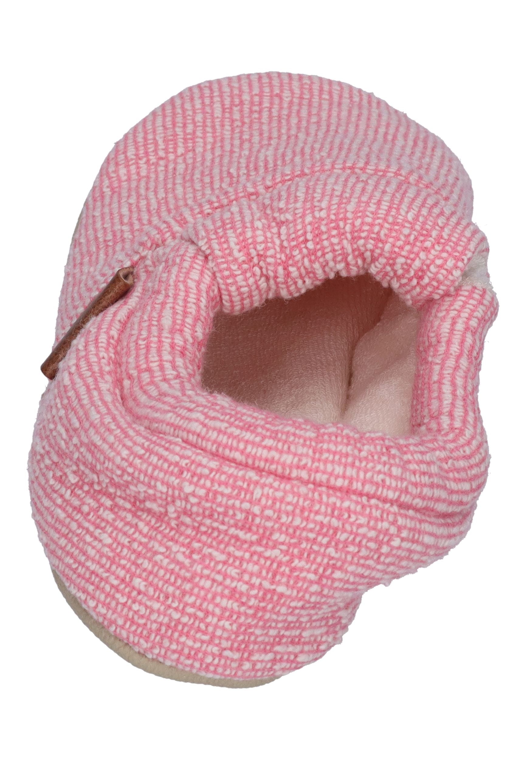 SLIPSTOP Kinder Hausschuhe Bootie CRANBERRY lila meliert