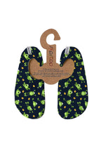 SLIPSTOP Kinder Hausschuhe Badeschuhe KERMIT Frosch blue