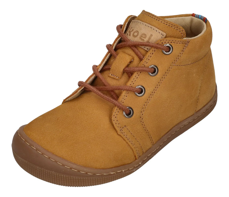 KOEL Barefoot Kinder Schnürer DELI 2.0 cognac