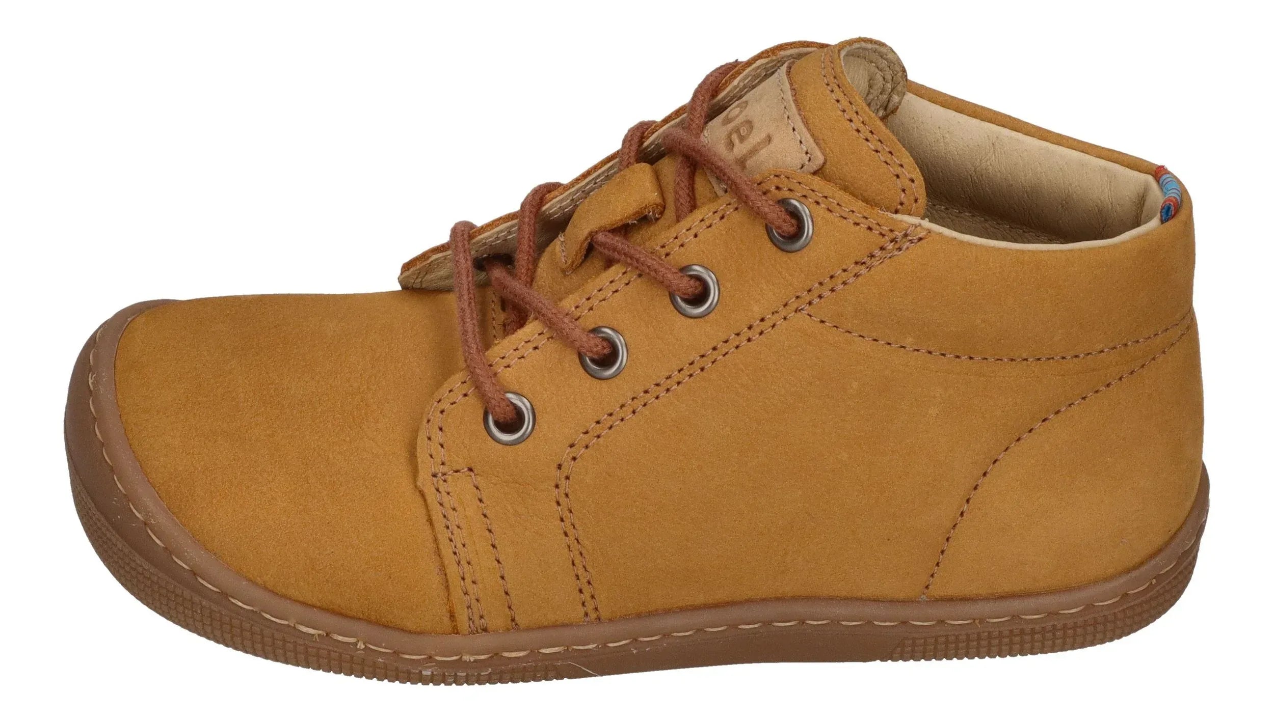 KOEL Barefoot Kinder Schnürer DELI 2.0 cognac