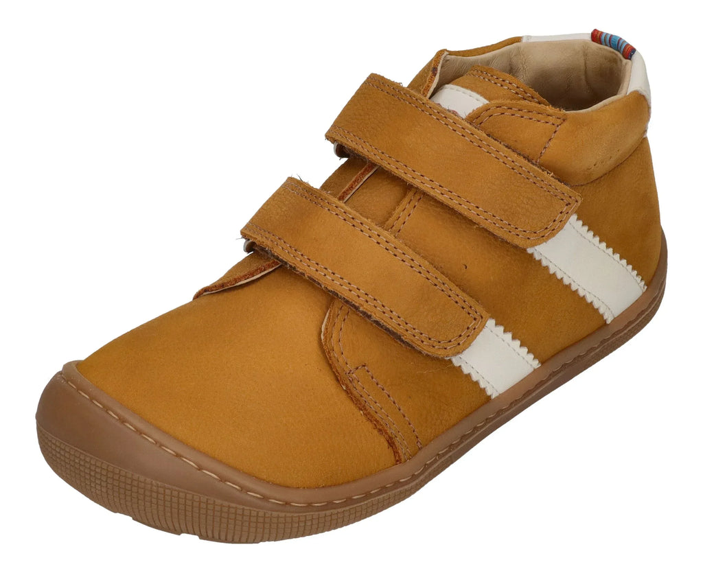 KOEL Kinder Barefoot Sneakers DAVID LEATHER cognac