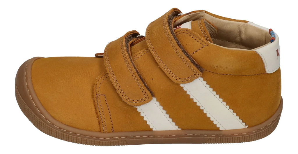 KOEL Kinder Barefoot Sneakers DAVID LEATHER cognac