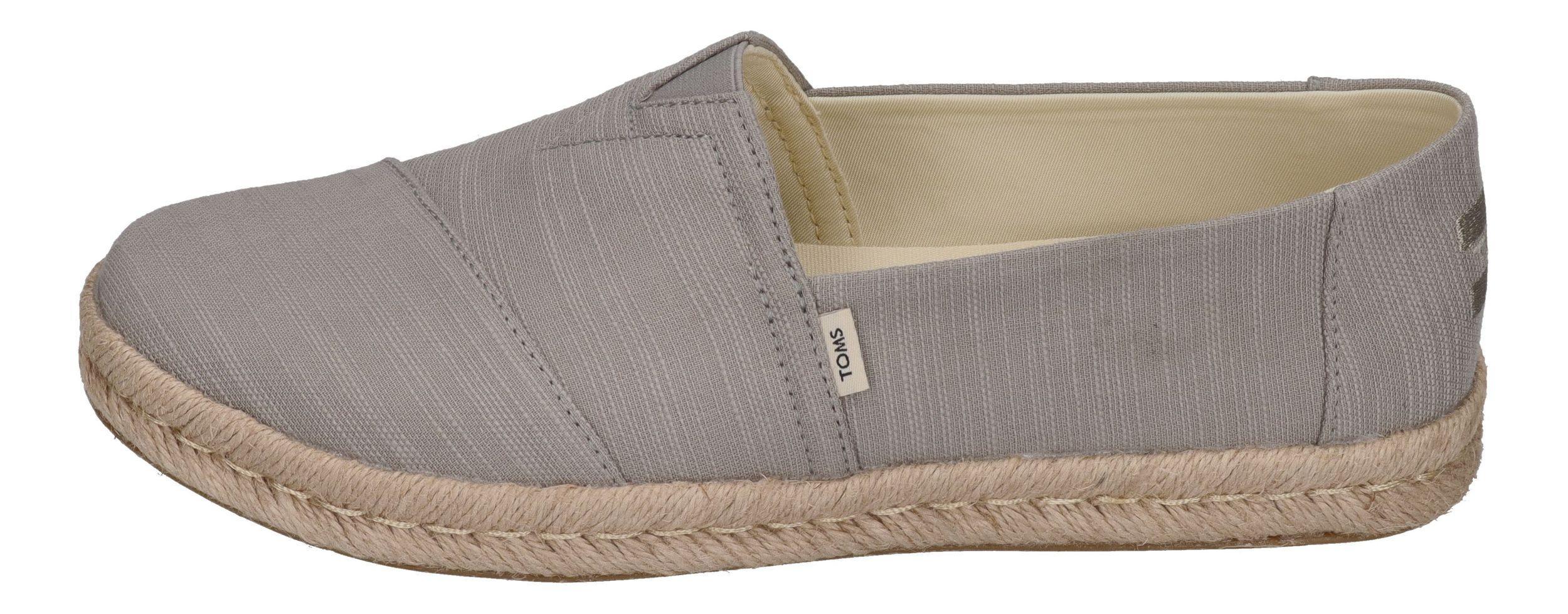 TOMS Damen Espadrilles ALPARGATA ROPE 2.0 10020688 drizzle grey