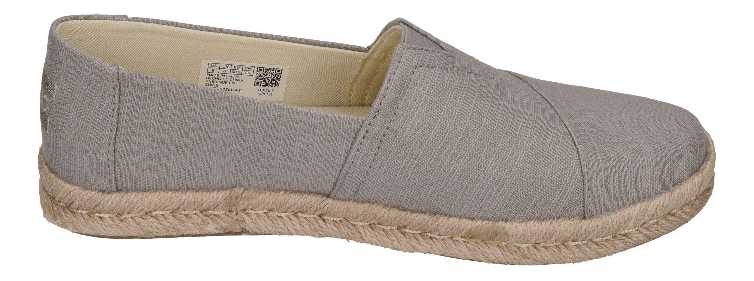 TOMS Damen Espadrilles ALPARGATA ROPE 2.0 10020688 drizzle grey