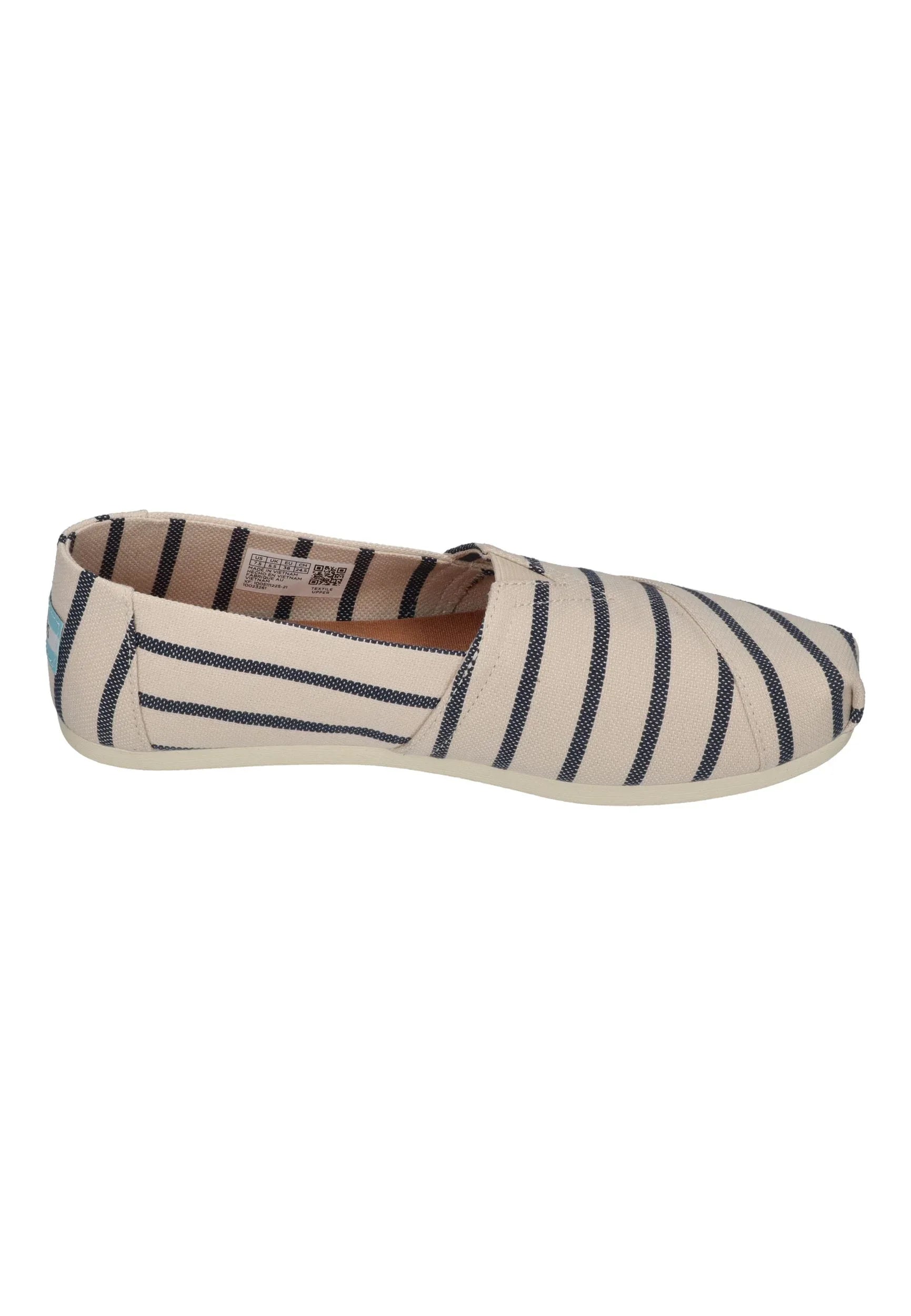 TOMS Damen Espadrilles ALPARGATA 10023261 natural navy riviera stripe