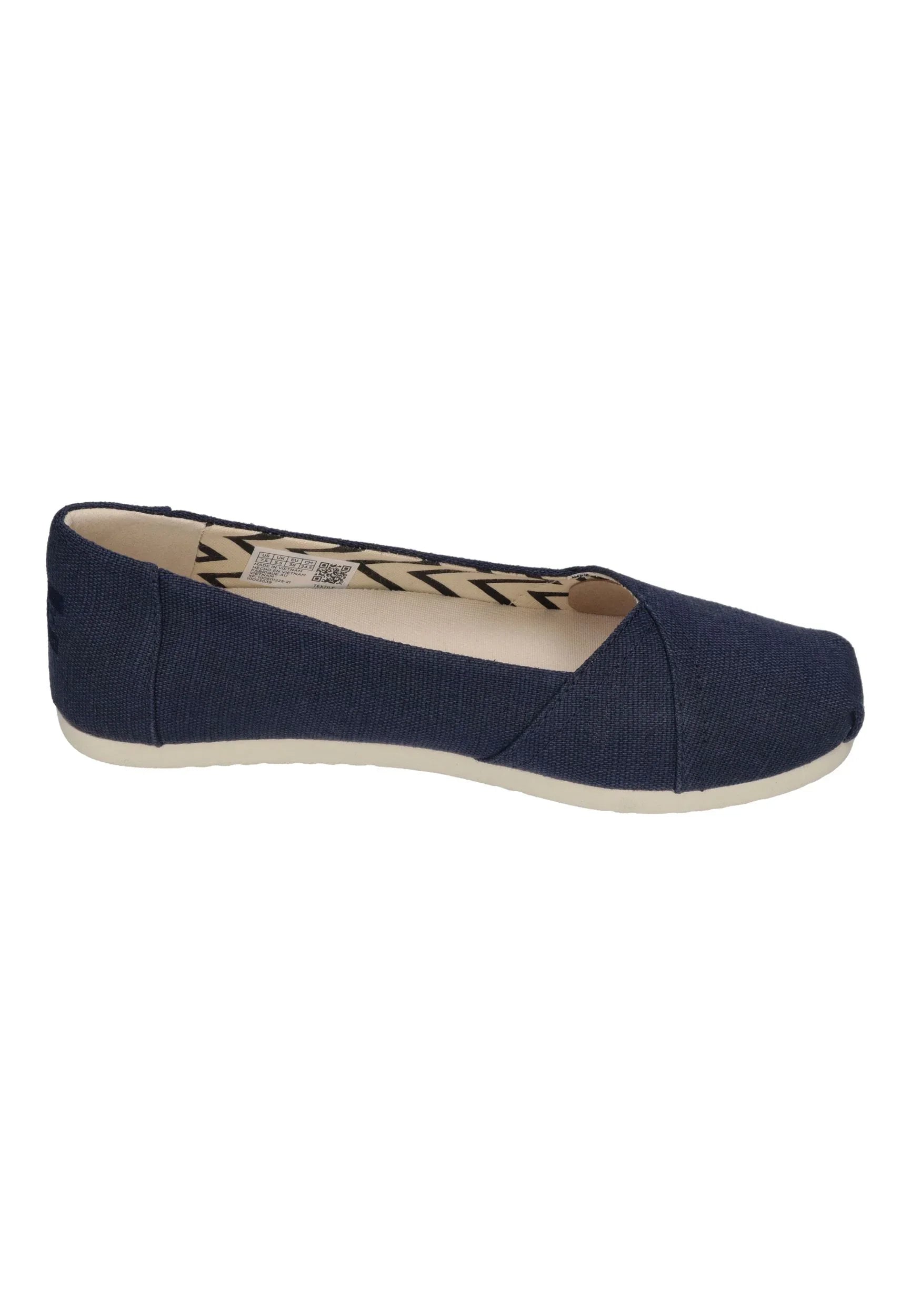 TOMS Damen Espadrilles ALPARGATA BALLET 10023039 navy heritage canvas