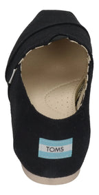 TOMS Damen Espadrilles - ALPARGATA WIDE 10020781 - black heritage