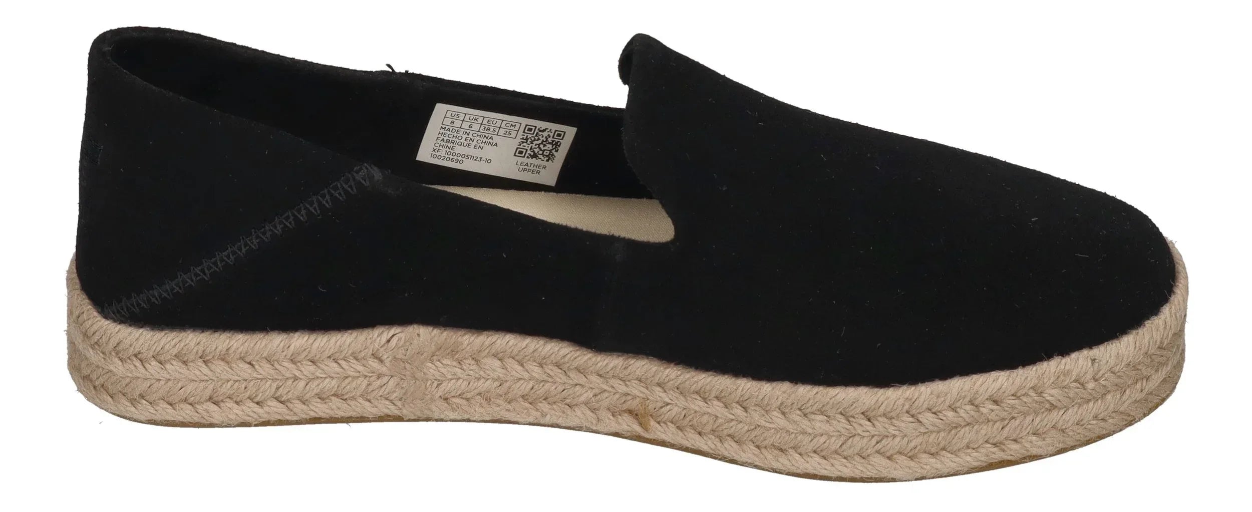 TOMS Damen Espadrilles CAROLINA 10020690 black suede