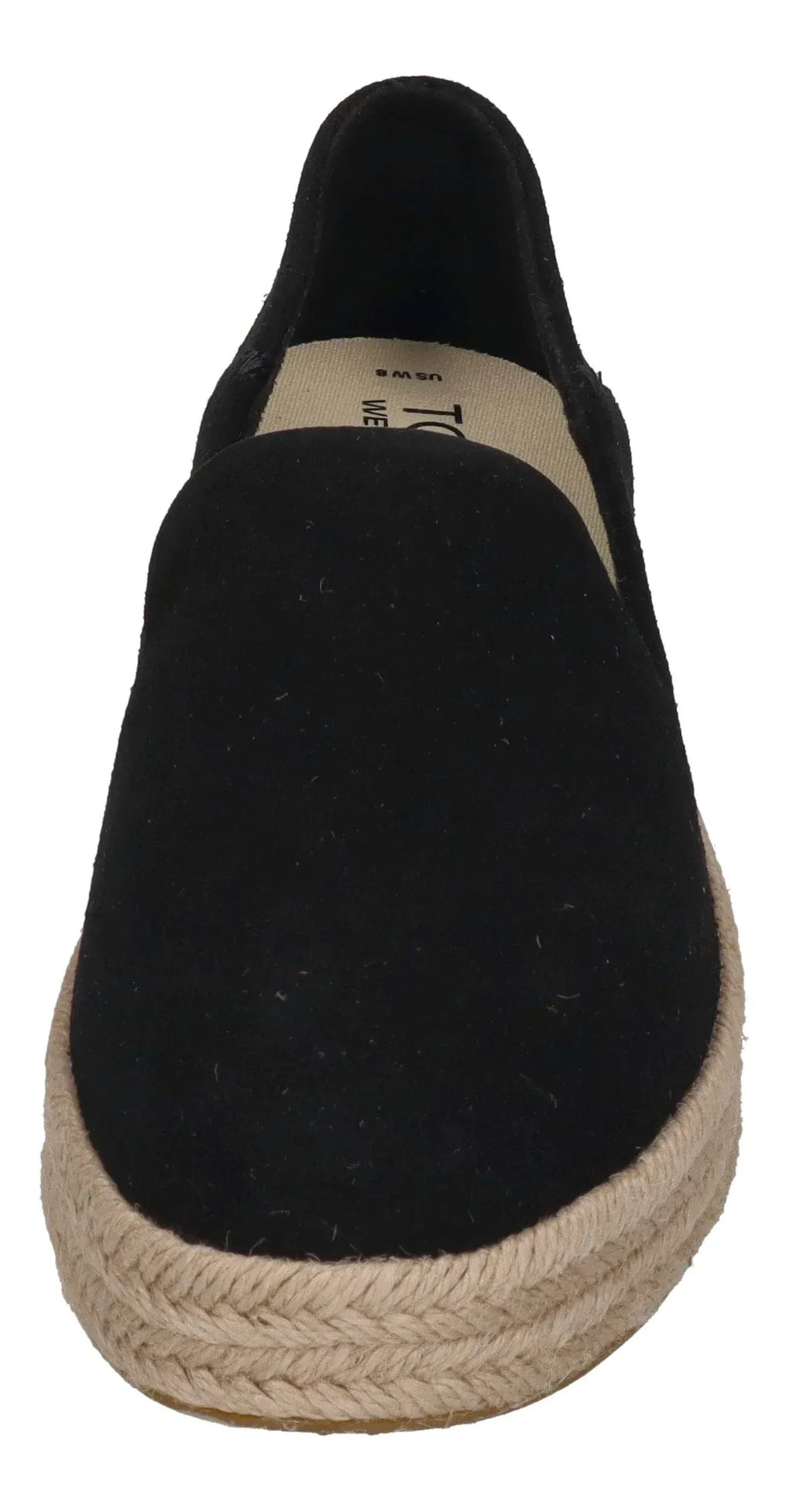 TOMS Damen Espadrilles CAROLINA 10020690 black suede