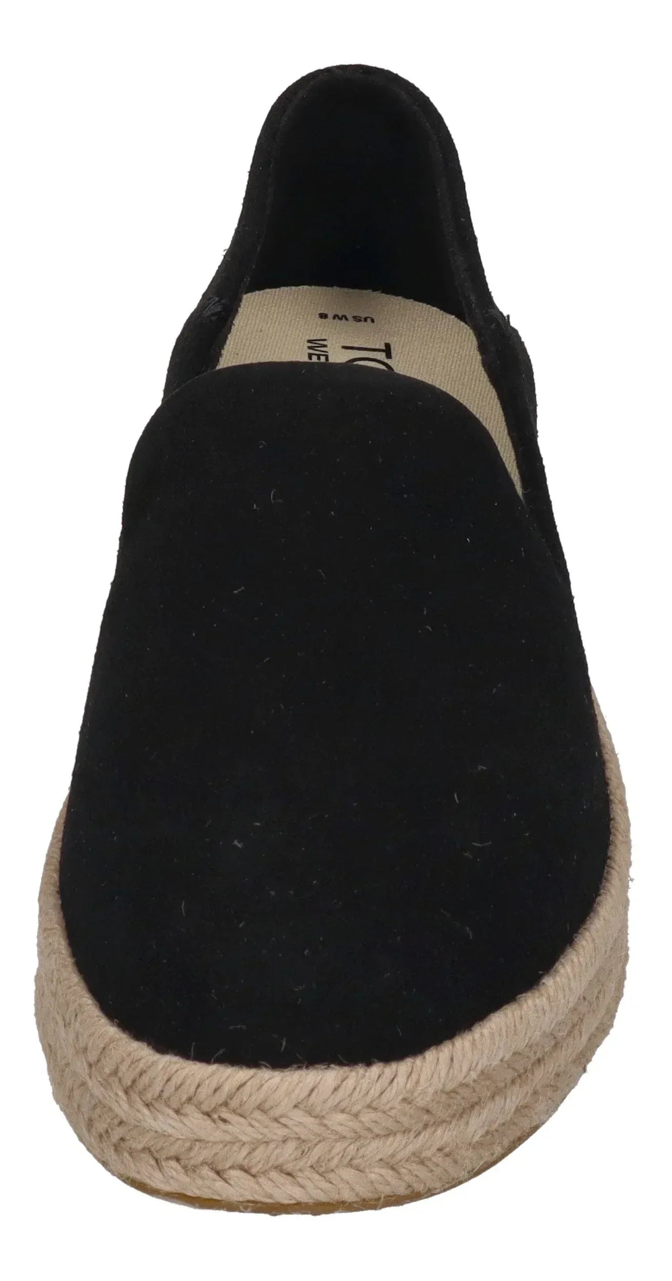 TOMS Damen Espadrilles CAROLINA 10020690 black suede