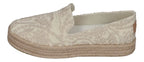 TOMS Damen Espadrilles - CAROLINA 10021854 - egret botanical eyelet