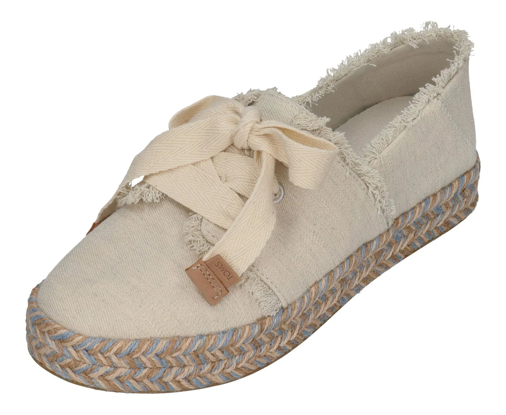 TOMS Damen Espadrilles CAROLINA LACE UP 10021851 white onyx