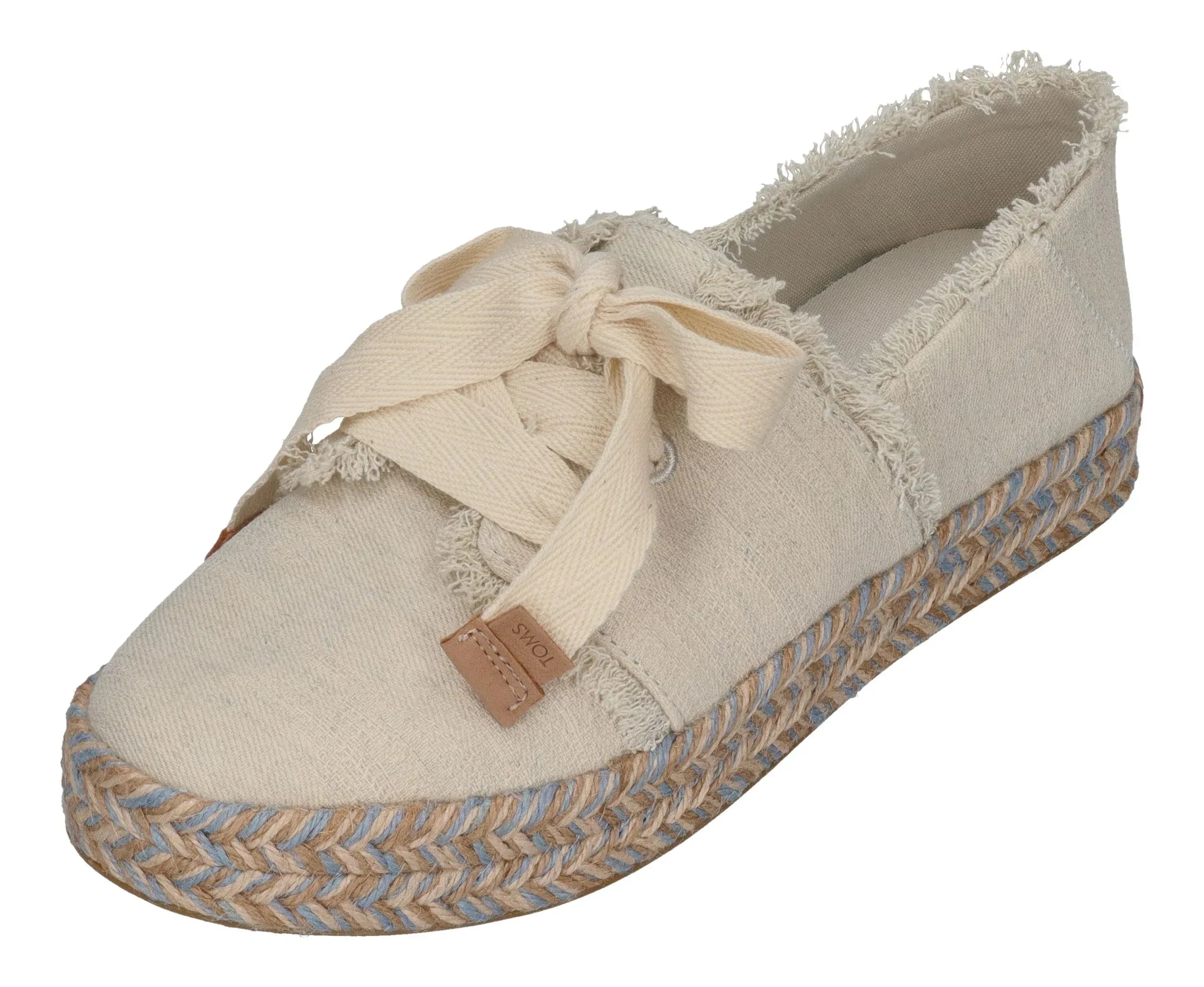 TOMS Damen Espadrilles CAROLINA LACE UP 10021851 white onyx