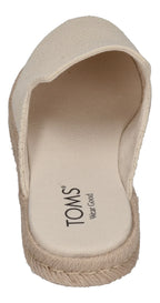 TOMS Damen Espadrilles SANTIAGO MULE 10021862 - natural undyed metallic