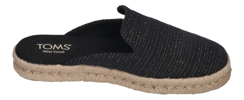 TOMS Damen Espadrilles SANTIAGO MULE 10021880 - black metallic