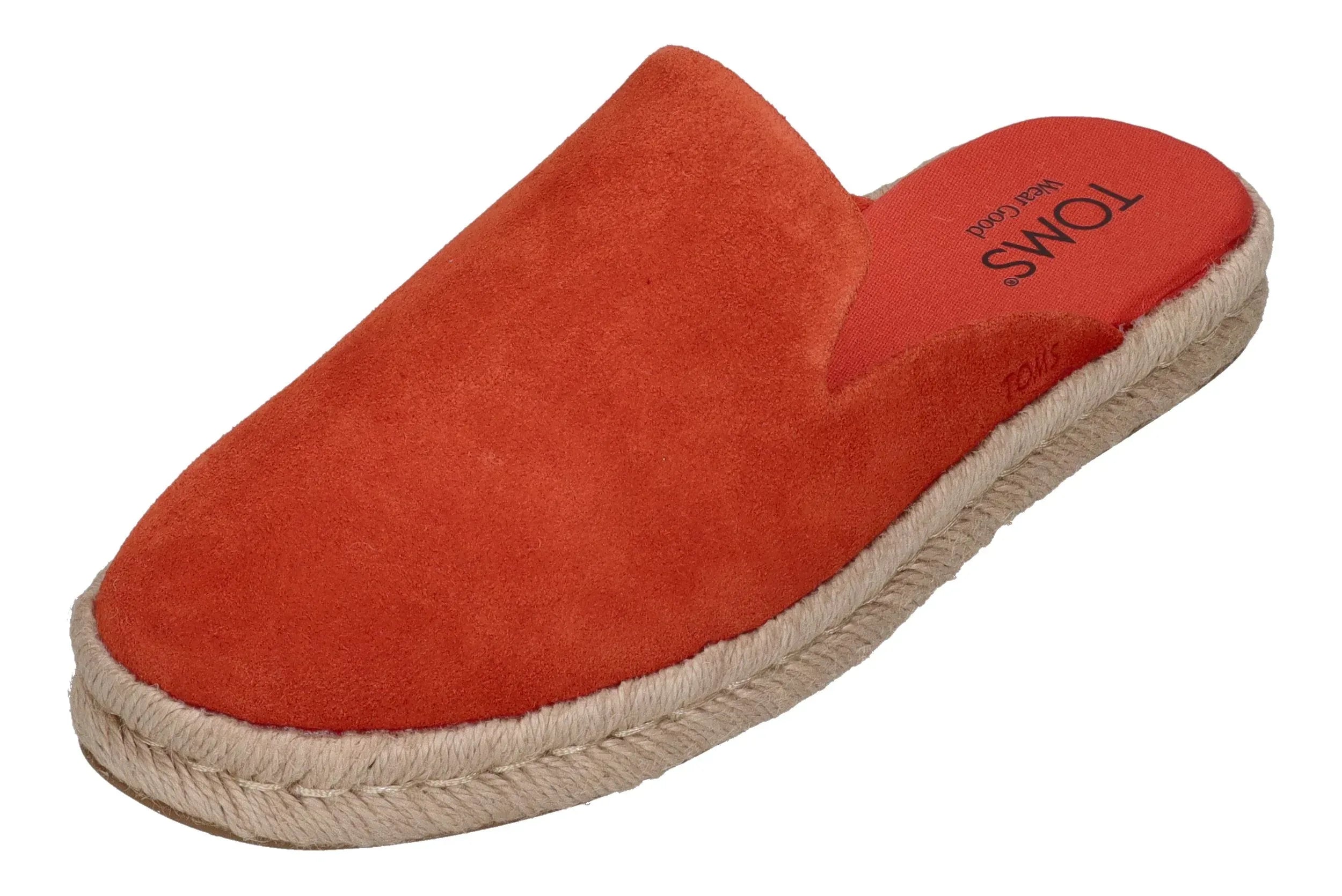 TOMS Damen Espadrilles SANTIAGO MULE 10021884 - flame suede – Espadrille | shoedealo.shop