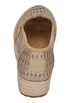 TOMS Damen Espadrilles VALENCIA 10021921 champagne metallic basket