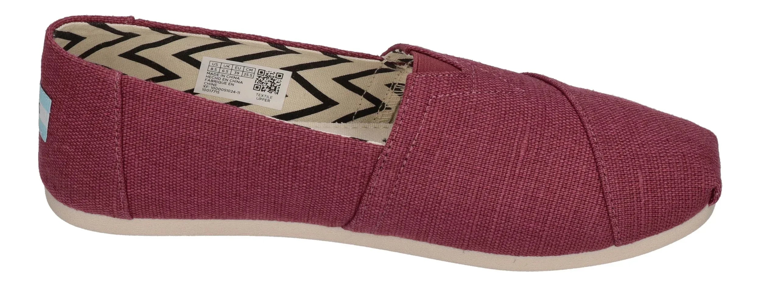 TOMS Damenschuhe - ALPARGATA 10017715 - dark plum heritage