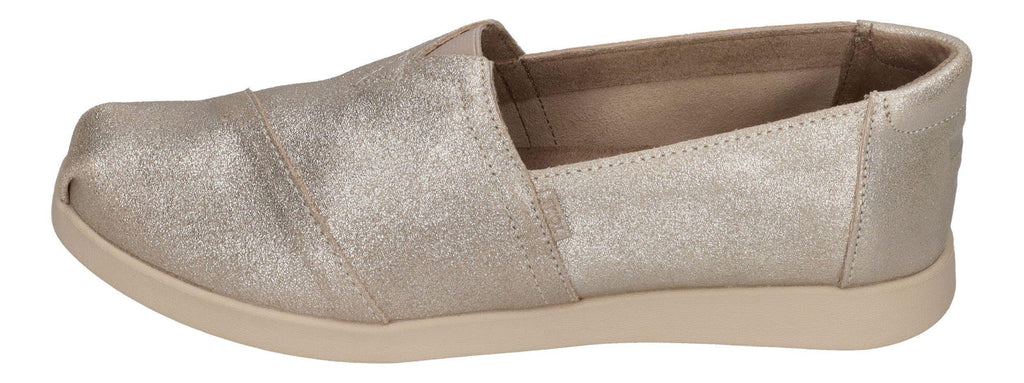 TOMS Damen Espadrilles ALPARGATA PLUS 10021548 champagne metallic