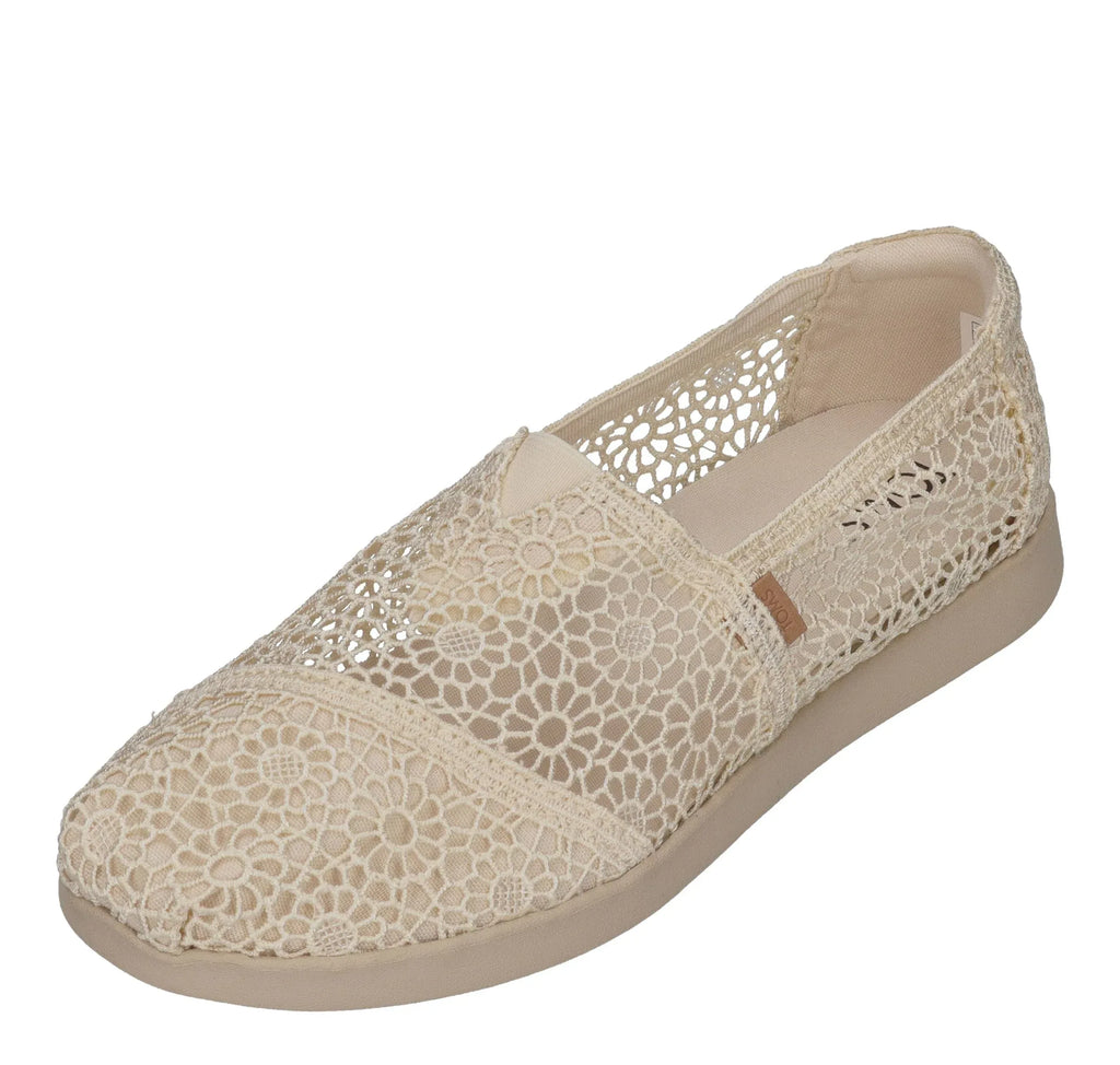 TOMS Damen Espadrilles ALPARGATA PLUS 10021570 natural moroccan crochet