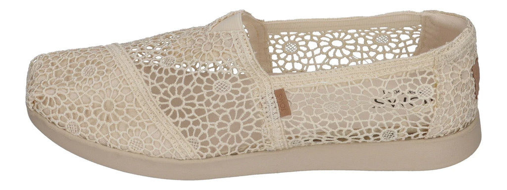 TOMS Damen Espadrilles ALPARGATA PLUS 10021570 natural moroccan crochet
