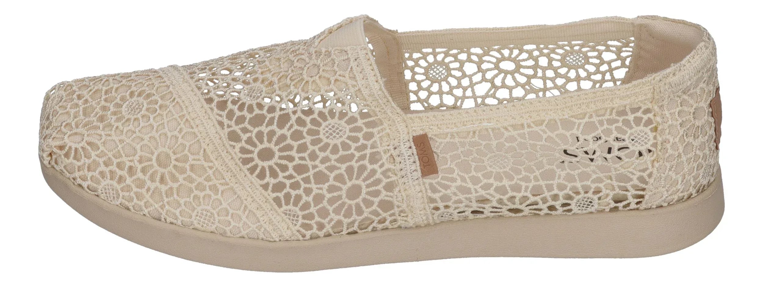 TOMS Damen Espadrilles ALPARGATA PLUS 10021570 natural moroccan crochet