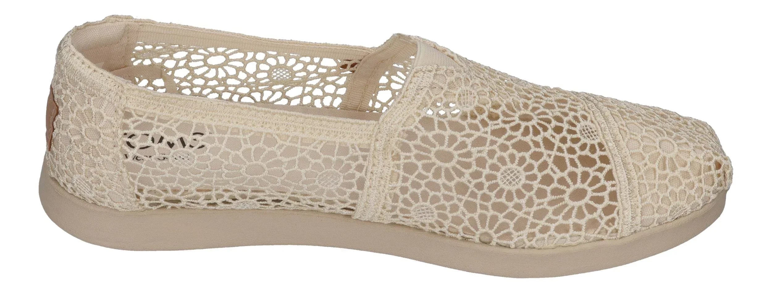 TOMS Damen Espadrilles ALPARGATA PLUS 10021570 natural moroccan crochet