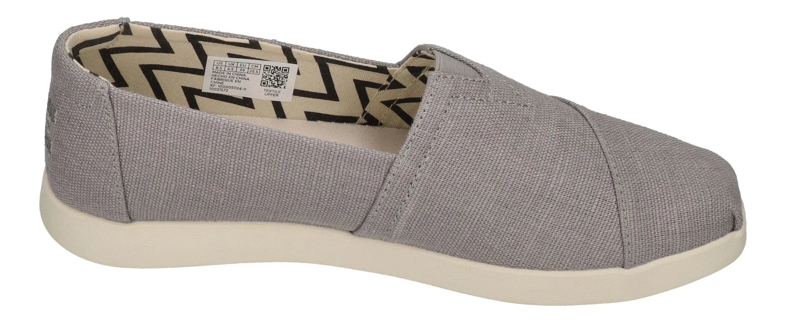 TOMS Damen Espadrilles ALPARGATA PLUS 10021572 drizzle grey heritage