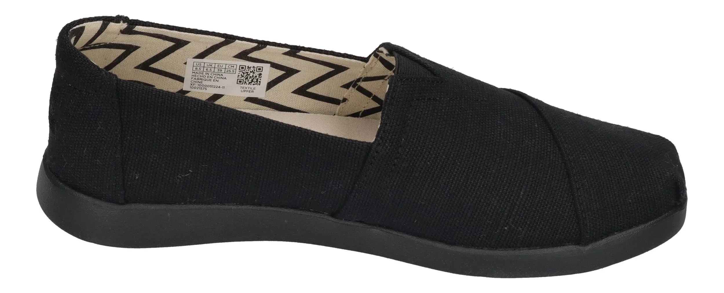TOMS Damen Espadrilles ALPARGATA PLUS 10021575 black black heritage