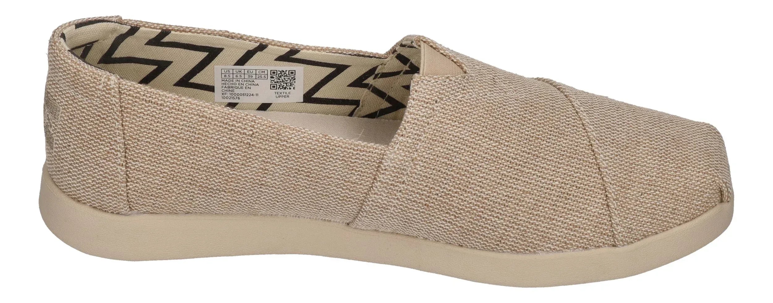 TOMS Damen Espadrilles ALPARGATA PLUS 10021576 natural undyed heritage