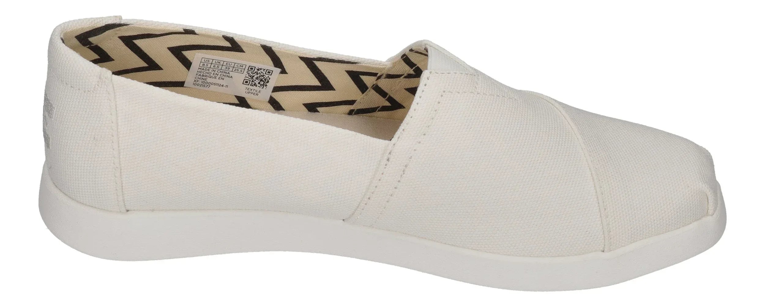 TOMS Damen Espadrilles ALPARGATA PLUS 10021577 white recycled cotton