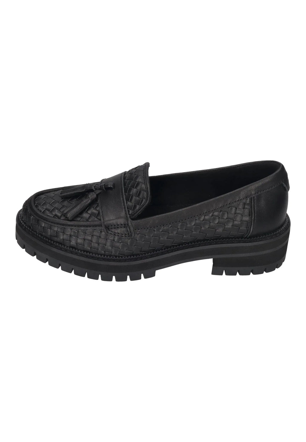 TOMS Damenschuhe CARA WOVEN LOAFER 10022591 black – Halbschuh - ["gid://shopify/Metaobject/214298460489"] | shoedeal – Bild 2