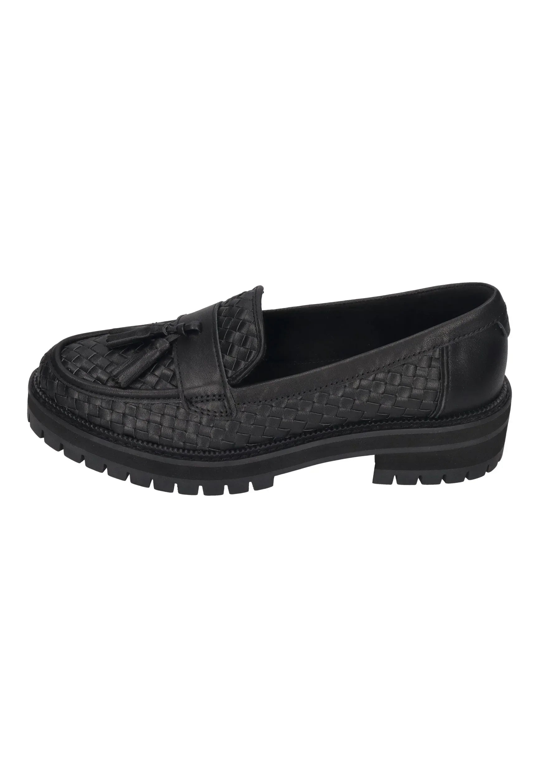 TOMS Damenschuhe CARA WOVEN LOAFER 10022591 black – Halbschuh - ["gid://shopify/Metaobject/214298460489"] | shoedeal – Bild 2