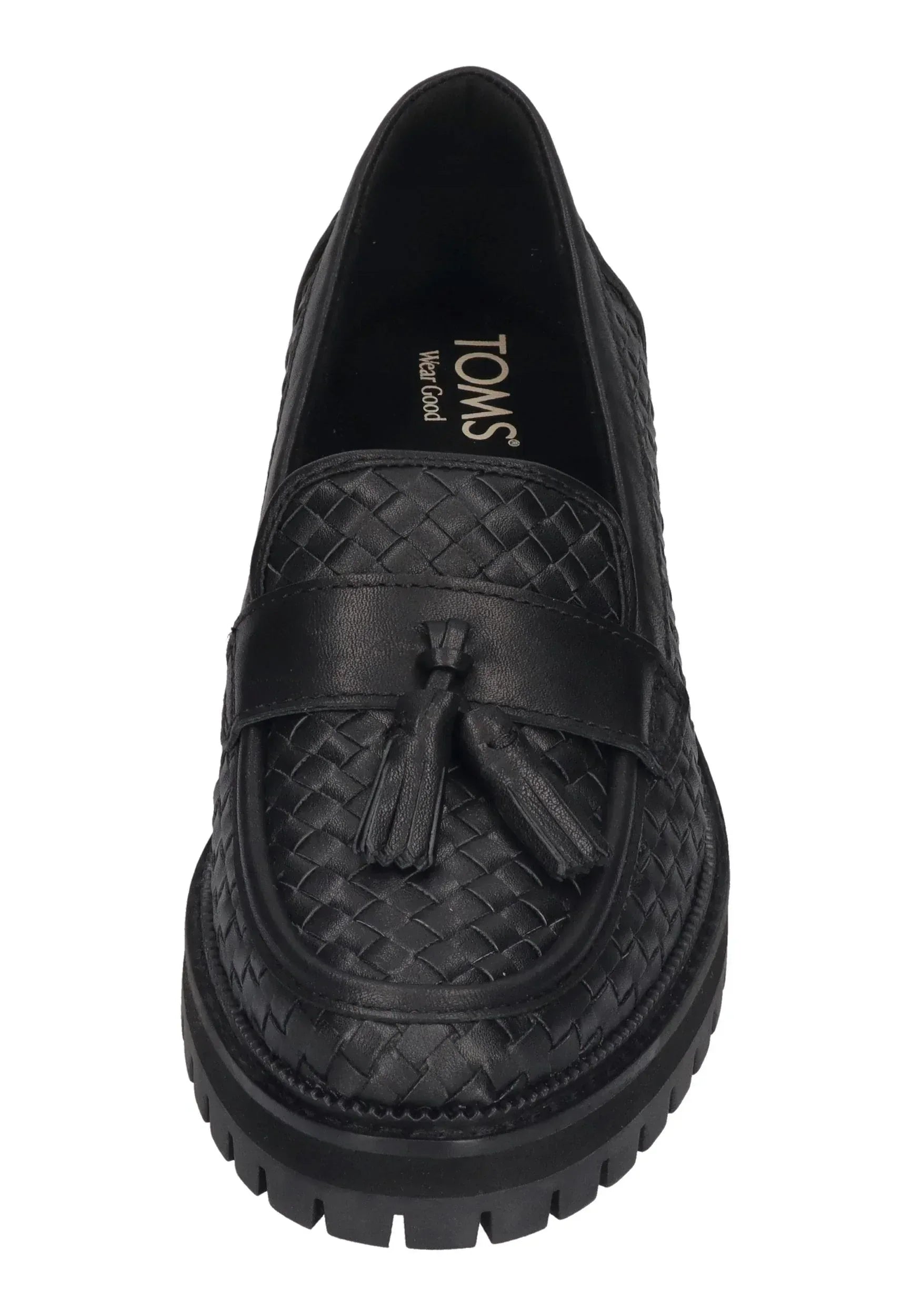 TOMS Damenschuhe CARA WOVEN LOAFER 10022591 black – Halbschuh - ["gid://shopify/Metaobject/214298460489"] | shoedeal – Bild 3