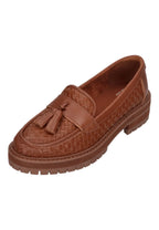 TOMS Damenschuhe CARA WOVEN LOAFER 10022594 amber brown – Halbschuh - ["gid://shopify/Metaobject/184736383305"] | shoedealo.shop