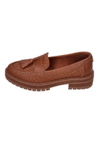 TOMS Damenschuhe CARA WOVEN LOAFER 10022594 amber brown – Halbschuh - ["gid://shopify/Metaobject/184736383305"] | sh – Bild 2
