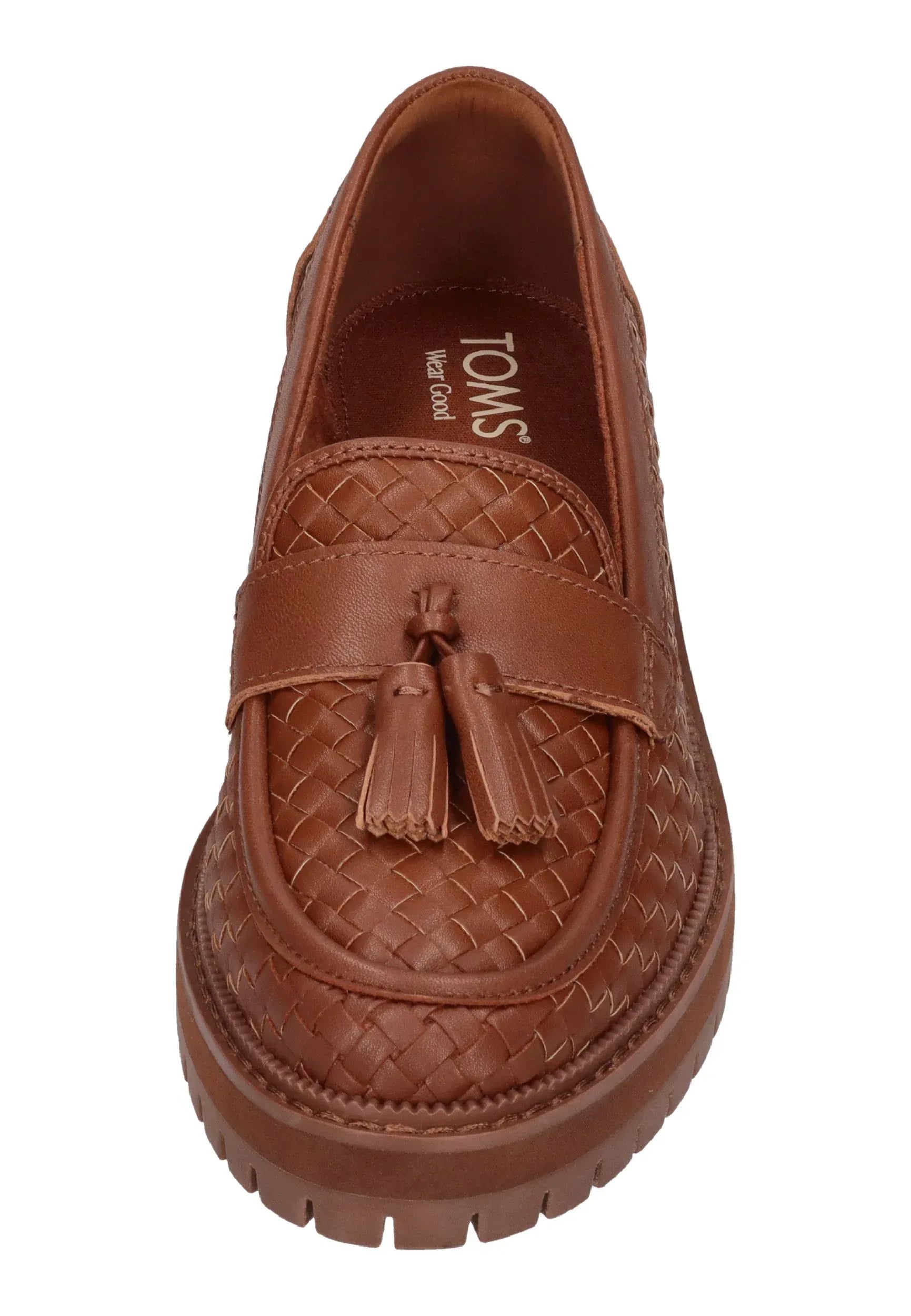 TOMS Damenschuhe CARA WOVEN LOAFER 10022594 amber brown – Halbschuh - ["gid://shopify/Metaobject/184736383305"] | sh – Bild 3