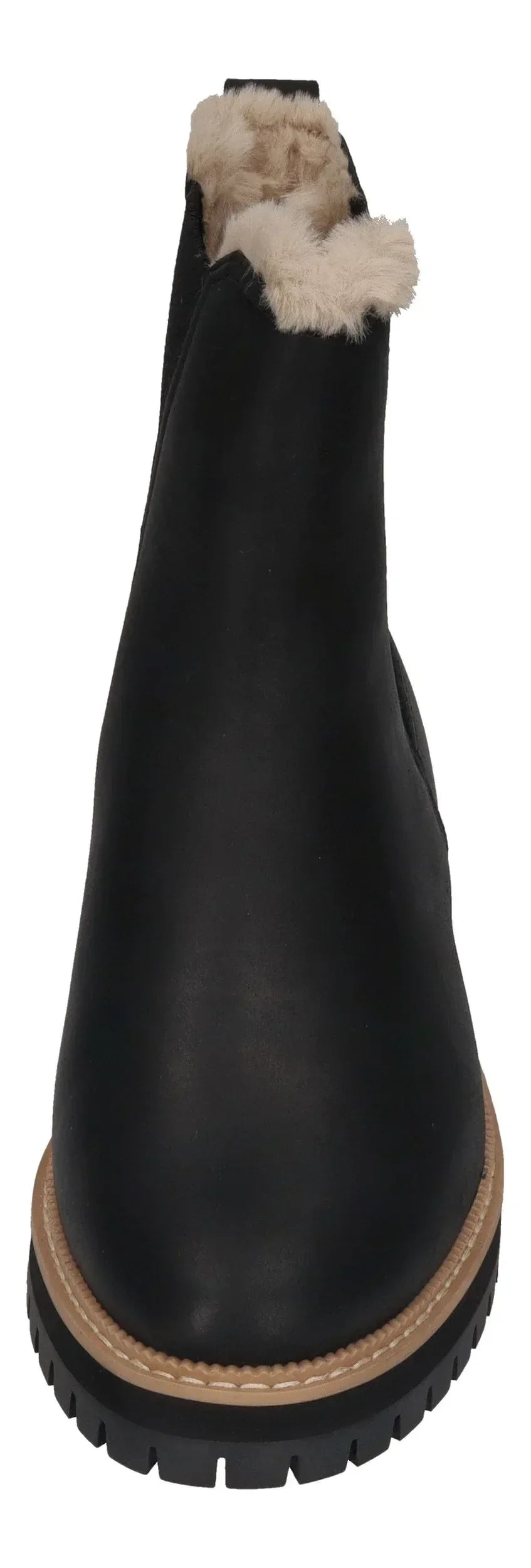 TOMS Damenschuhe - Chelseaboots BENNET 10021299 - black faux fur