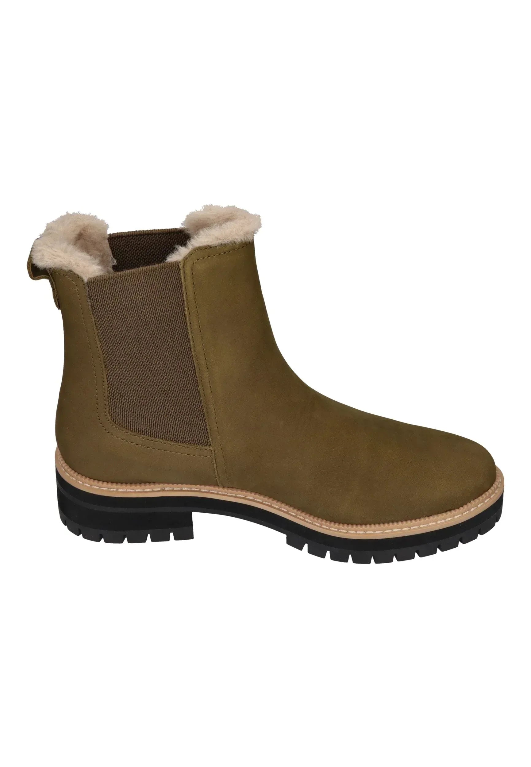 TOMS Damen Winter Chelseaboots BENNET FAUX WR 10022757 military olive – Chelseaboots - Grün | Jetzt bei shoedealo.shop  – Bild 4