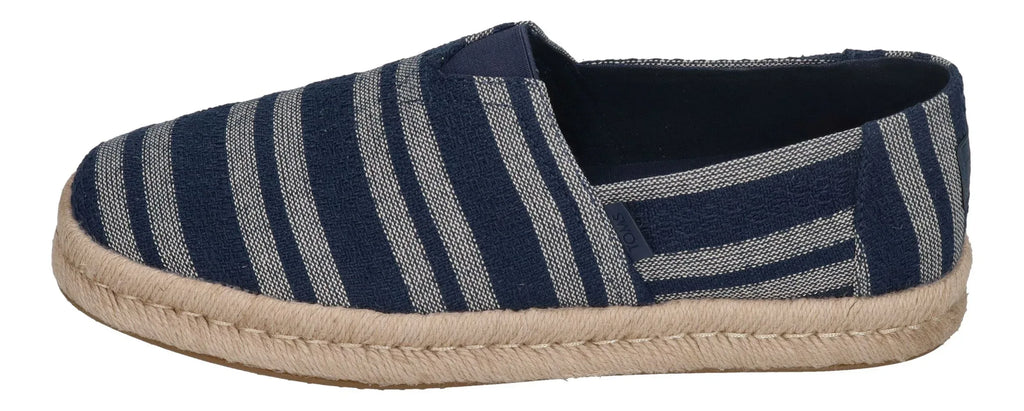 TOMS Herren - ALPARGATA ROPE 2.0 10021906 - navy beach stripe