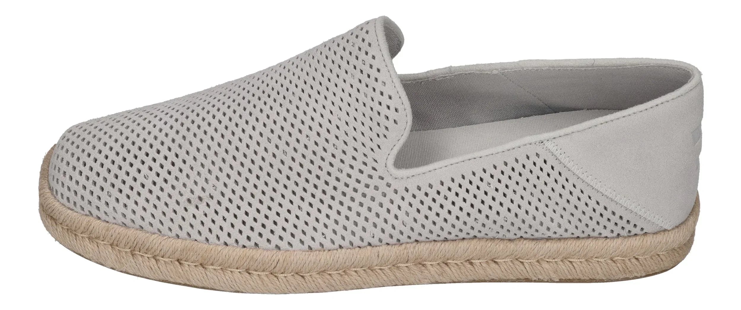TOMS Herren Espadrilles SANTIAGO 10021893 - light grey dp suede
