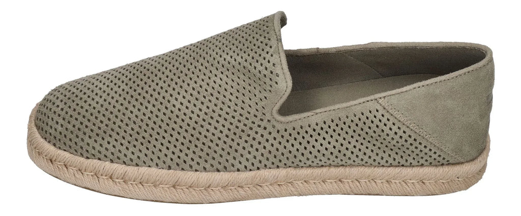 TOMS Herren Espadrilles SANTIAGO 10022203 - vetiver grey dp suede