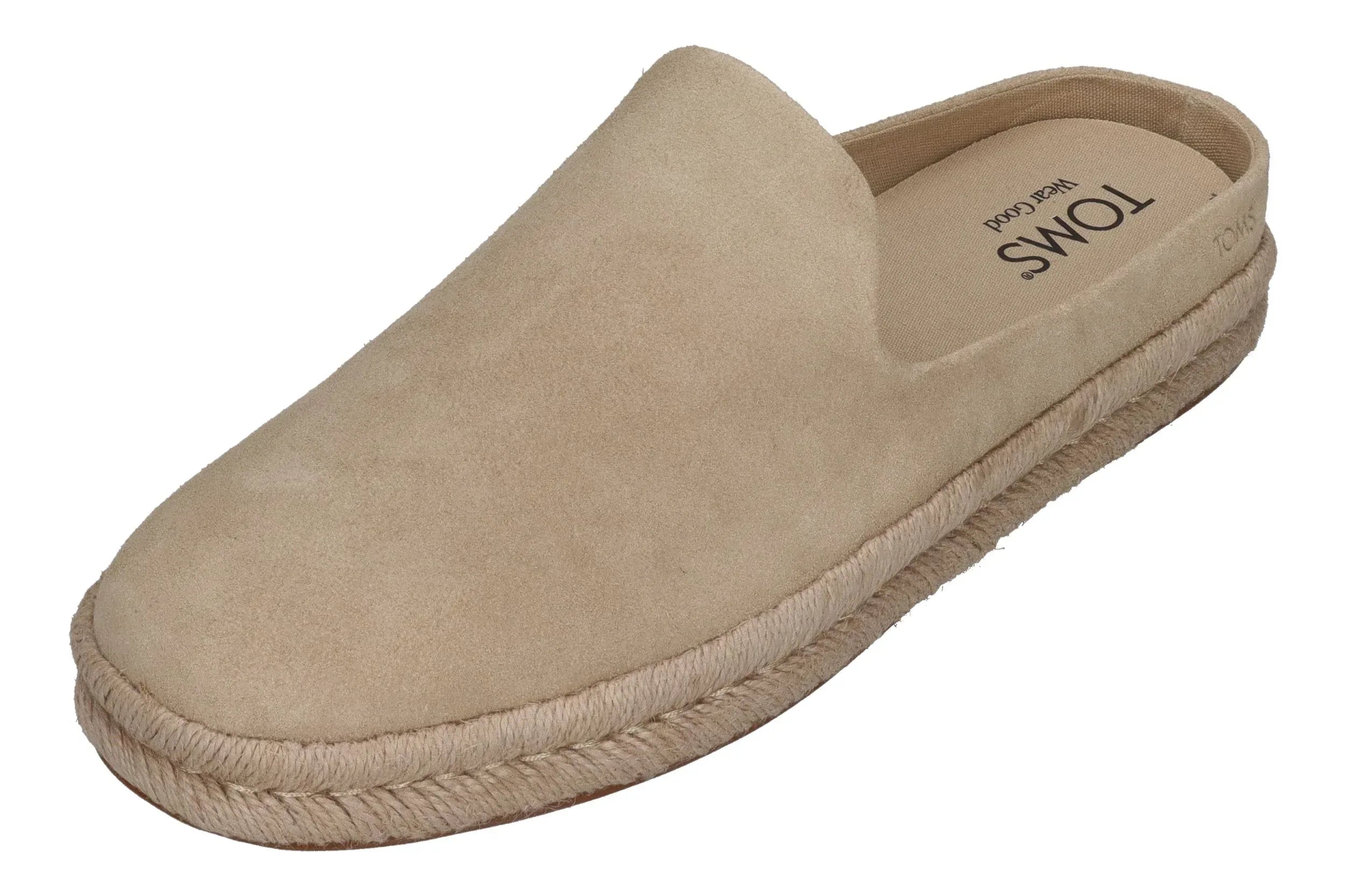 TOMS Herren Espadrilles SANTIAGO MULE 10021846 almond suede