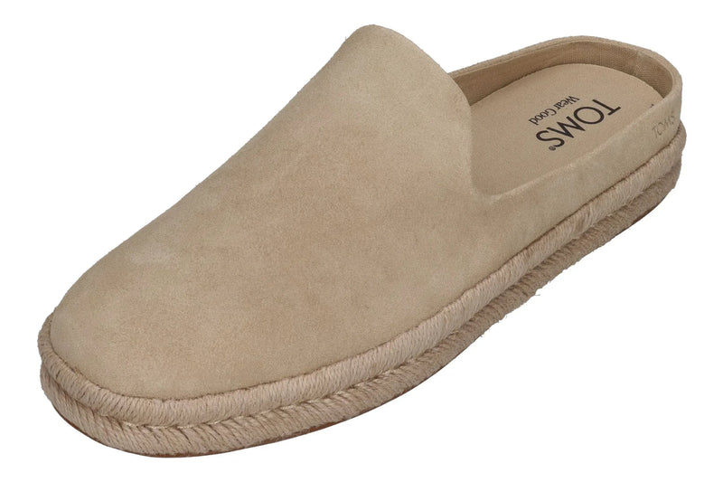 TOMS Herren Espadrilles SANTIAGO MULE 10021846 almond suede