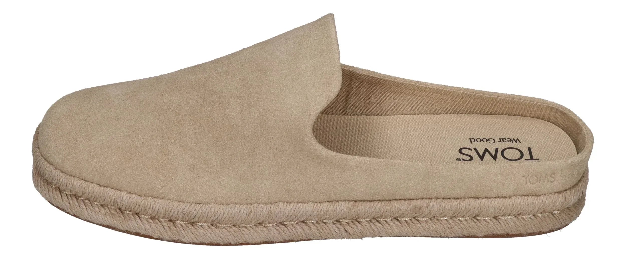 TOMS Herren Espadrilles SANTIAGO MULE 10021846 almond suede