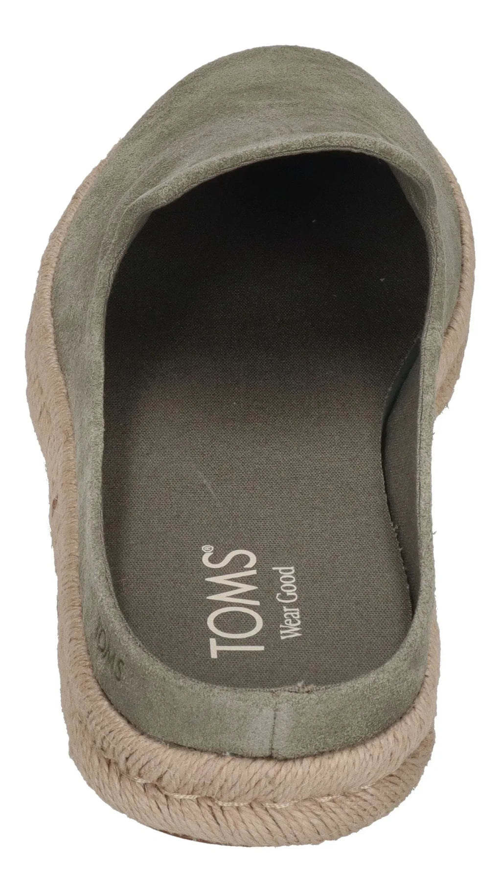 TOMS Herren Espadrilles SANTIAGO MULE 10021897 vetiver grey suede