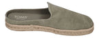 TOMS Herren Espadrilles SANTIAGO MULE 10021897 vetiver grey suede