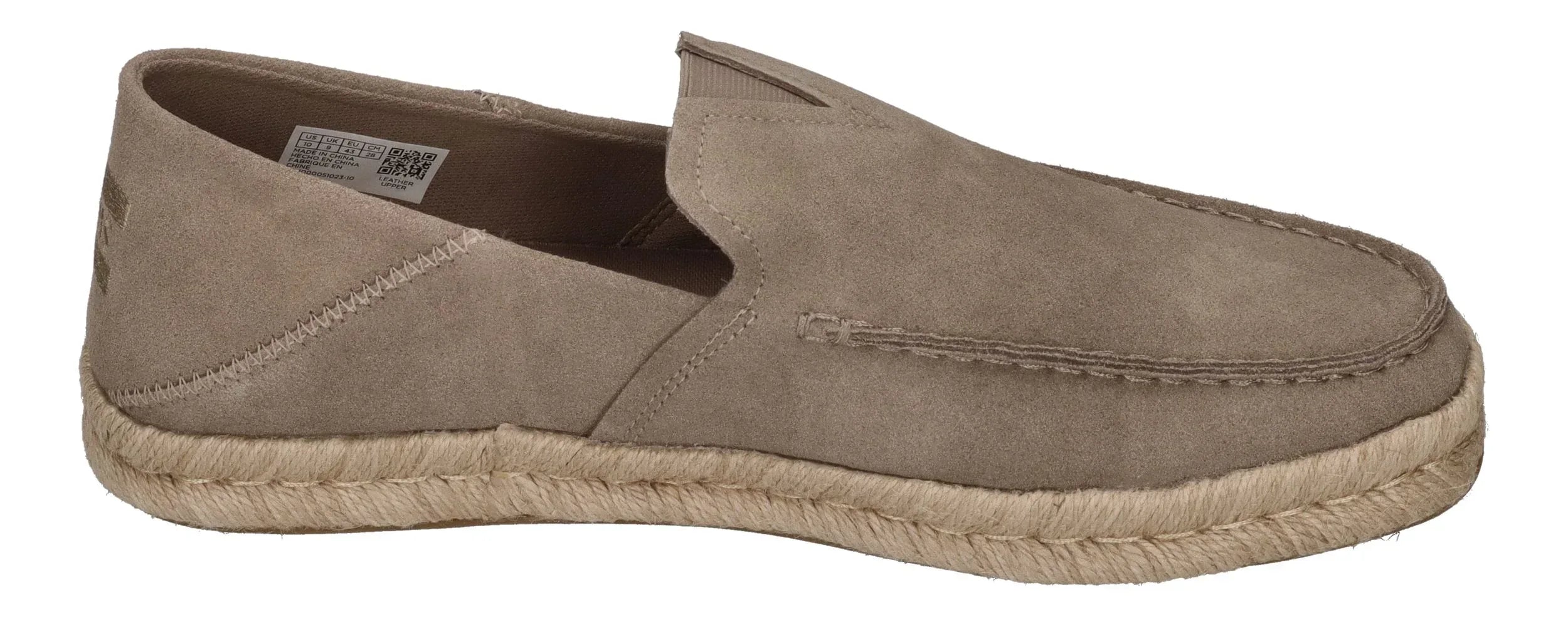 TOMS Herren Espadrilles ALONSO LOAFER ROPE 10020865 dune suede