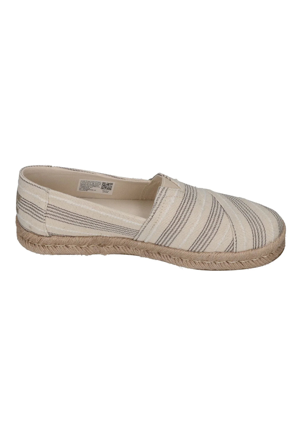 TOMS Damen Espadrilles ALPARGATA ROPE 2.0 10023038 natural metallic stripe
